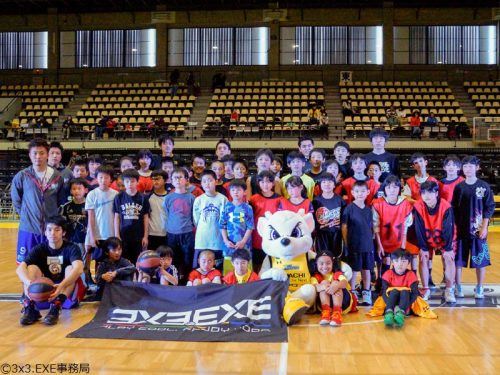 SR渋谷のホームアリーナで「3×3クリニック」を開催、小中学生が3人制バスケを楽しむ