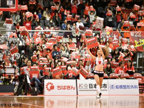 千葉が累計観客動員数10万人を突破、日本バスケ界最速の23試合目で達成
