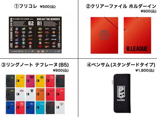 「キングジム×Bリーグ」コラボ商品の全4アイテムが発表、5月13日に販売開始