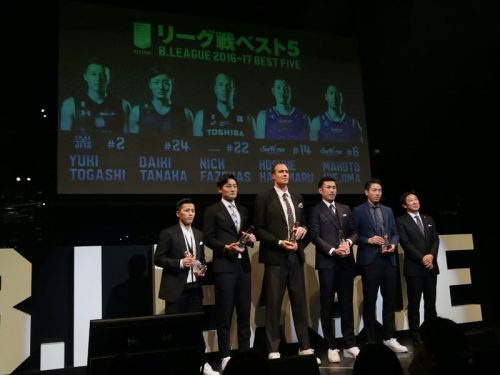 Bリーグベスト5が発表、千葉の富樫勇樹やA東京の田中大貴らが選出