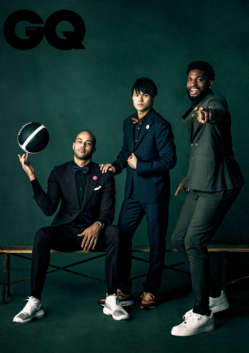 Bリーガーが『GQ JAPAN』に華麗に登場！ 担当ディレクターにコーデの