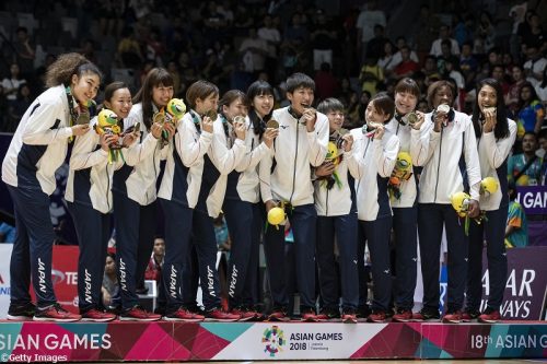 女子日本代表が銅メダルを獲得、アジア競技大会3位決定戦でチャイニーズ・タイペイを退ける