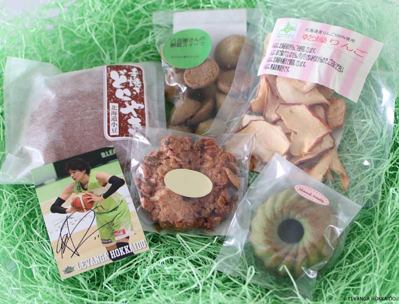 レバンガ公式グッズのアイデア募集 から お土産のお菓子セット 新潟戦で限定販売します バスケットボールキング
