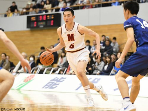 19年の男子注目選手 越田大翔 明成 本格的に司令塔の道を歩み始めた長身ガード バスケットボールキング