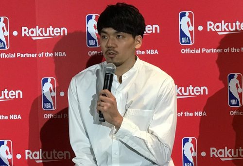 NBAイベントに登場した篠山竜青「バスケット界が非常に盛り上がりを見せた1年でした」