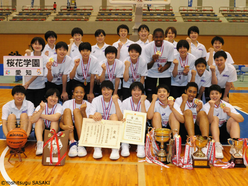 写真ギャラリー】2019.8.2 インターハイ女子決勝 桜花学園 72－59 岐阜