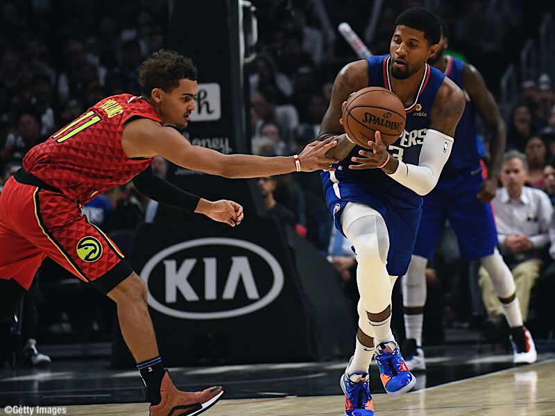 約20分の出場時間で37得点をマークしたクリッパーズのジョージ「50得点