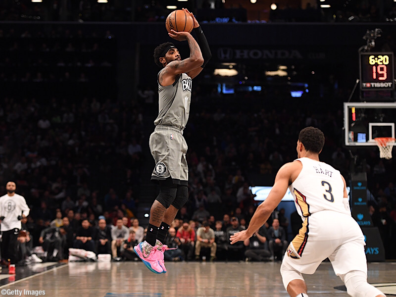 アービングがフリースロー11本すべて沈めて39得点をマーク ネッツがホームでペリカンズに勝利 バスケットボールキング