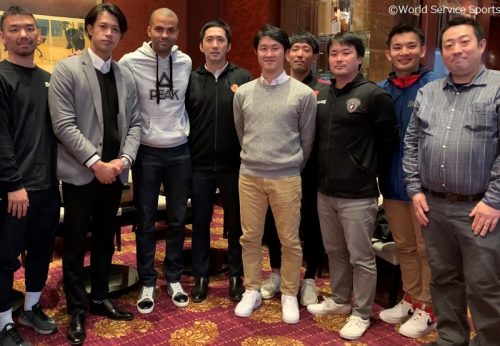 フランスでアカデミーを開校するトニー・パーカーが日本のコーチ陣と意見交換会を実施