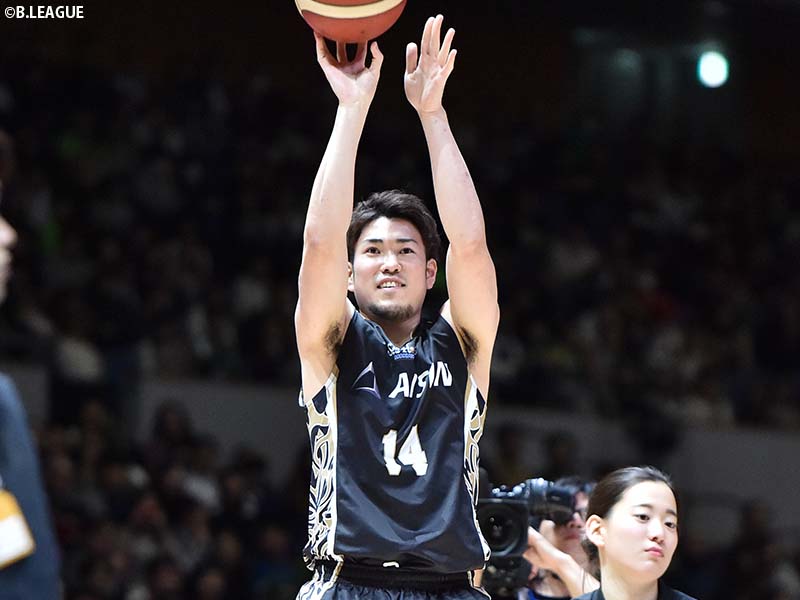 シーホース三河の金丸晃輔が3Pコンテスト連覇！ | バスケットボールキング