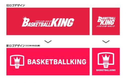 『バスケットボールキング』のロゴ、変わります。