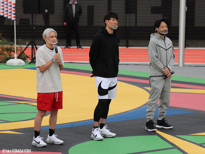 秋晴れの東京で日本を代表する3選手が小中学生にレッスン。新施設「TOKYO SPORT PLAYGROUND SPORT×ART」に注目！
