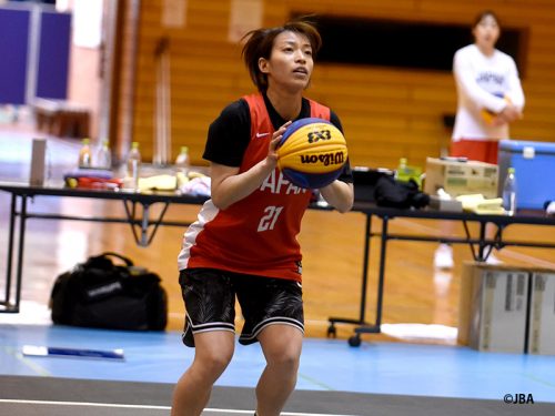 3x3女子日本代表の篠崎澪が決意…「大事なところではプレーでも引っ張っていけるように」