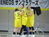 2021-22 バスケットボール サイン入りTシャツ　ENEOSサンフラワーズ ENEOSサンフラワーズ