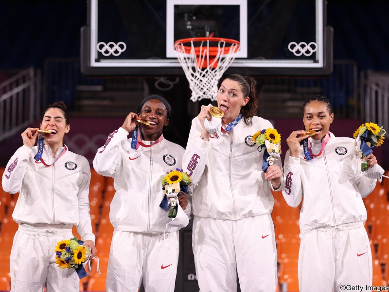 女子3x3…アメリカ代表が金メダルを獲得！／東京オリンピック