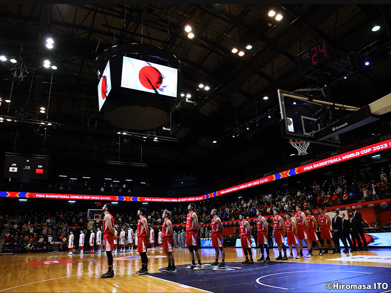 FIBAワールドカップ2023 アジア地区予選 男子日本代表の試合
