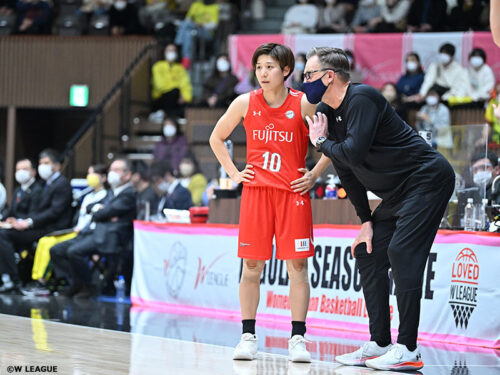町田瑠唯がPOへ意気込み「富士通らしいバスケットで勝ち進んでいきたい」