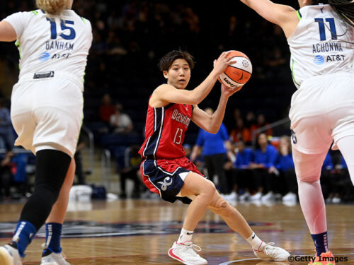 WNBAデビューの町田瑠唯、開幕戦は約17分の出場で2得点2アシストを記録