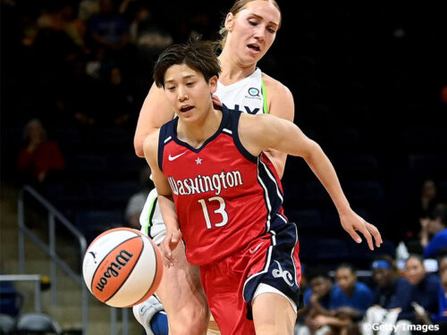 WNBA初先発の町田瑠唯、約29分の出場で9得点4アシスト…初の3ポイントも成功
