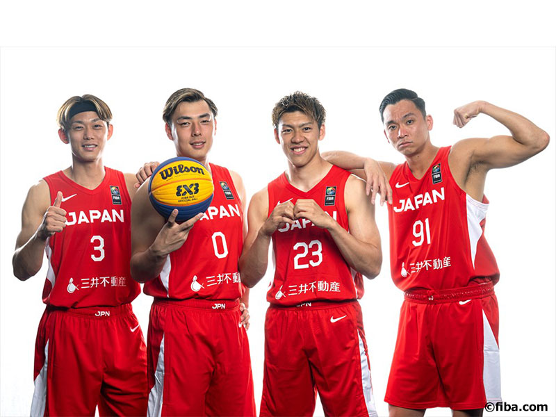 Template:2020年東京オリンピック男子3x3バスケットボール日本代表