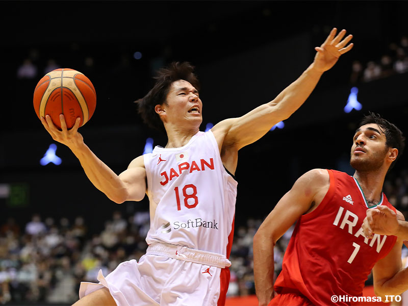 日本が ジョーダンブランド初陣 で格上イランに勝利 馬場雄大が19得点 須田侑太郎は3p6本成功 バスケットボールキング