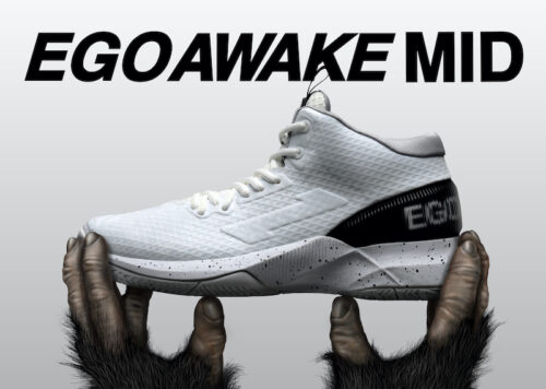 EGOZARUのバッシュ「EGO AWAKE MID」の新色「OG WHITE」が発売決定