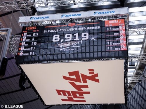 A東京が代々木第一体育館で新記録を樹立…千葉J戦でクラブ主管1試合最多入場者数を動員