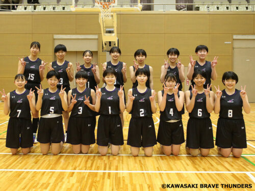 BリーグU15女子チャンピオンシップ開催…福島ファイヤーボンズU15が12チームの頂点に