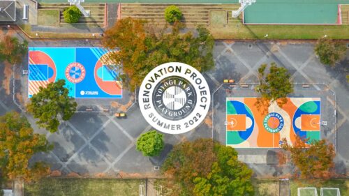“ストリートバスケの聖地”代々木公園バスケットボールコートがリニューアル完了