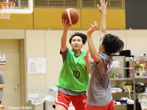 高い攻撃力を持つU16女子代表の金澤杏…「チームのためにディフェンスも頑張っていきたい」