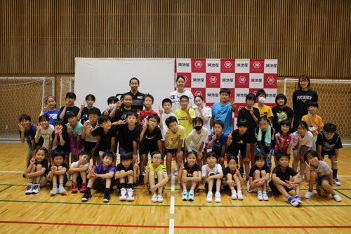 中川聴乃氏がバスケ教室開催…「練習の大切さ、目標を持つことの大切さ」を指導