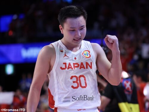 バスケW杯で最大18点差を跳ね返した日本代表…火付け役の富永啓生「すごく成長できた試合」