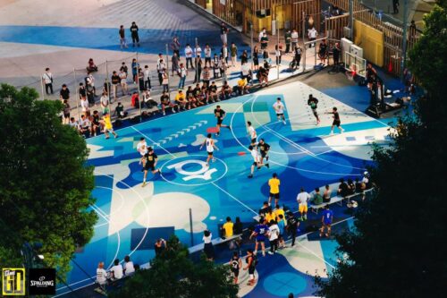 バスケイベント『LOVE GAME by go parkey』が歌舞伎町のリノベコートで開催…スポルディングのボールが試合球に採用