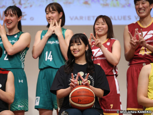 渡邉美穂がWリーグアンバサダーに就任「色々な人にバスケの楽しさを」