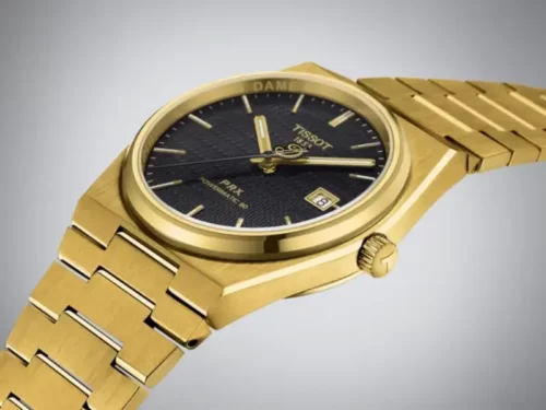 TISSOTがリラードコラボモデルを4月6日に発売…輝くゴールドに「DAME TIME」のデザイン