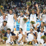 2004年アテネ大会で金メダルを獲得したアルゼンチン代表