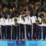 2004年アテネ大会で金メダルを獲得したアメリカ代表