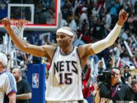 複数部門で歴代トップ10入りするビンス・カーターの背番号15がネッツの