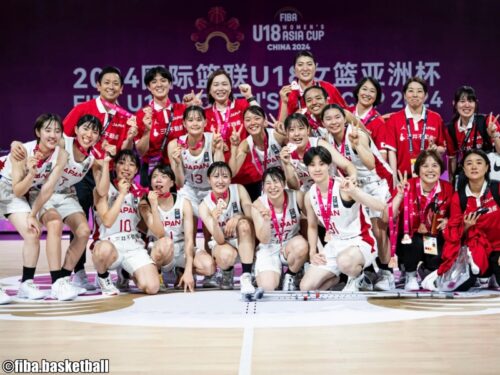 U18女子アジア杯で日本代表が銅メダルを獲得…田中こころが22得点を奪い韓国撃破