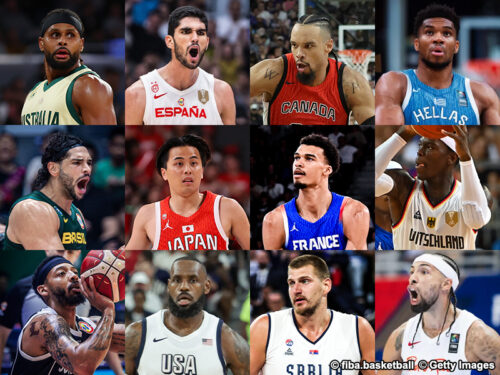 FIBAがパリ五輪出場国のパワーランキング第1弾発表…日本代表は全体10位に格付け