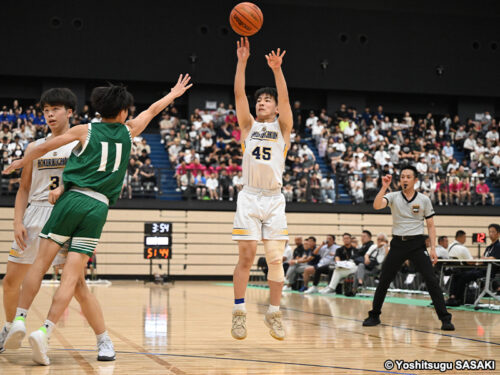 北陸学院が正智深谷を破りインハイ2回戦進出…宮西岳昂が3ポイント7本決め21得点