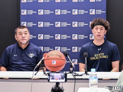 琉球がEASLに向けて練習を公開…桶谷HCと小野寺キャプテンが今大会への意気込みを語った