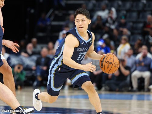 シクサーズ戦の終盤に出場した河村勇輝、NBA初得点は持ち越し…グリズリーズは主導権握り白星