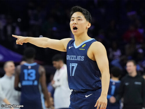 河村勇輝がハッスルのGリーグ開幕ロスター入り…2Way契約勝ち取りNBA出場6戦目で初得点