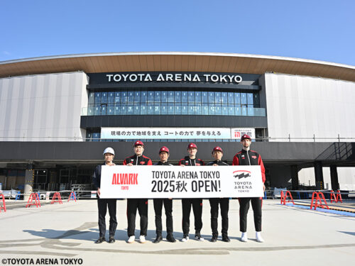 建設中の「TOYOTA ARENA TOKYO」が報道陣に公開…A東京の3選手は「早くプレーしたい」と興奮