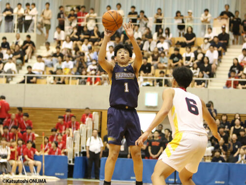 北陸学院・小野蓮太…主将として、シューターとして更なる高みへ