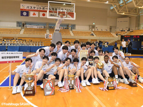 【U18日清食品トップリーグ2025】桜花学園「ディフェンスから走るバスケで優勝を狙う」