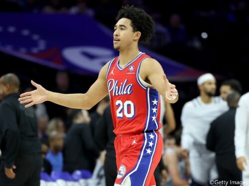 シクサーズの2年目ガード、ジャレッド・マケインが右手親指を負傷…開幕戦出場は微妙か