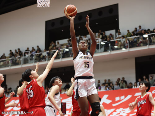 【U18トップリーグ女子】京都精華のンガルラが37得点24R…慶誠のヘンリーも30得点19Rと躍動【9月28日結果】