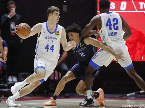 昨季ケガで全休していたサンダーの長身ガード、ニコラ・トピッチが約1カ月の戦線離脱